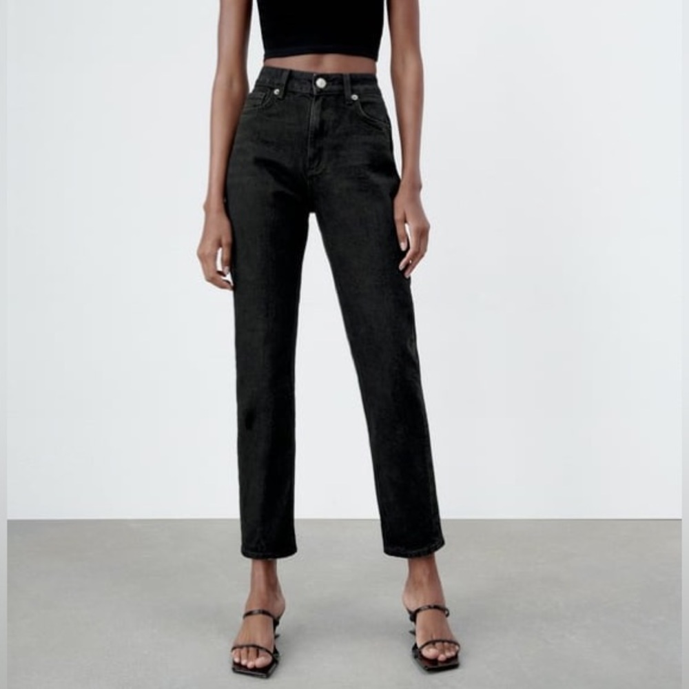Zara High Rise Slim Jeans